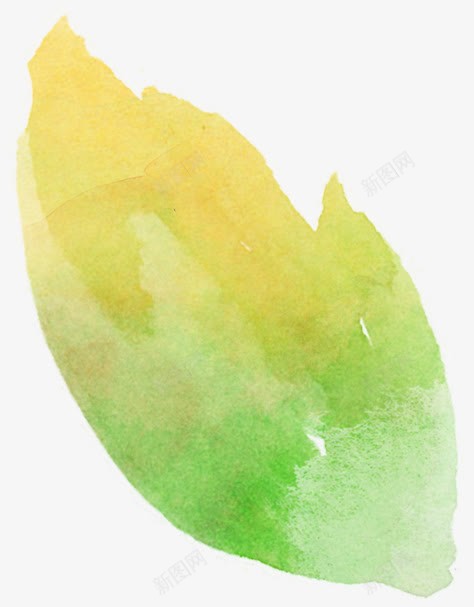 彩色渐变创意水彩树叶png免抠素材_新图网 https://ixintu.com 创意 彩色 树叶 水彩 渐变
