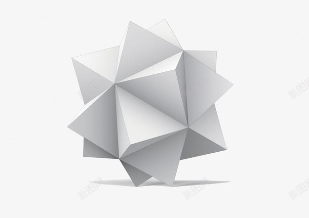 3D三角块png免抠素材_新图网 https://ixintu.com 3D立体 三角形 立体几何 立体菱形块 菱形 菱形块