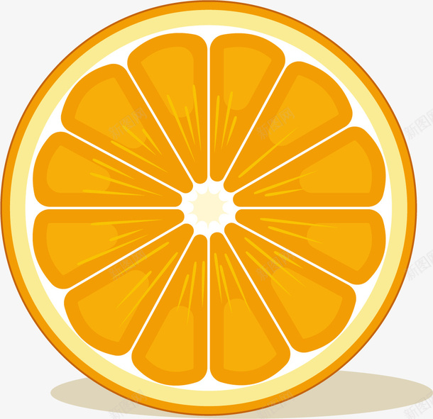 圆形对称水果矢量图eps免抠素材_新图网 https://ixintu.com 卡通柑橘 圆形 对称 柑橘果实 柑橘水果 水果 矢量图