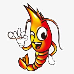 卡通小龙虾免抠素材小龙虾高清图片