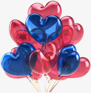 粉蓝色半透明水晶气球png免抠素材_新图网 https://ixintu.com 气球 水晶 蓝色 透明