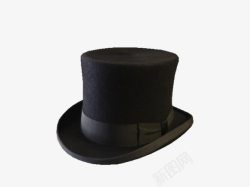 绅士礼帽黑色帽子高清图片