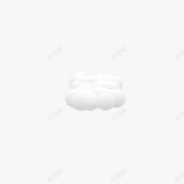 卡通手绘白色白云云朵png免抠素材_新图网 https://ixintu.com 云彩 动漫动画 卡通 白云 白色的云朵 简约 素描白云