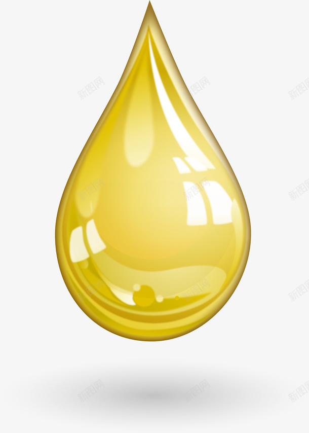 金色橄榄油滴矢量图图标ai_新图网 https://ixintu.com 橄榄油图标 橄榄油素材 金色橄榄油 矢量图