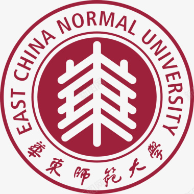 华东师范大学红色logo图标图标