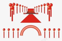 庆典拱门庆典气球高清图片