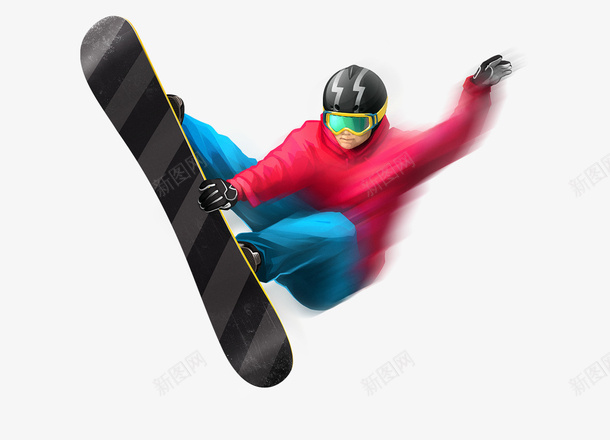 滑雪溜冰人冬季png免抠素材_新图网 https://ixintu.com 人 冬季 溜冰 滑雪