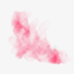 发散性光特效彩色烟雾红色云烟高清图片