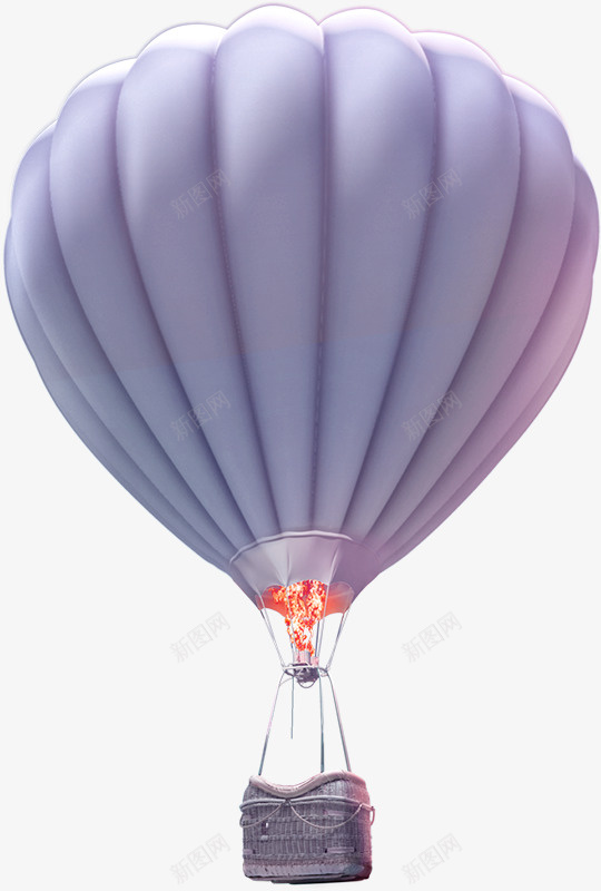 紫色热气球png免抠素材_新图网 https://ixintu.com 婚礼 庆祝 生日 空气球 装饰