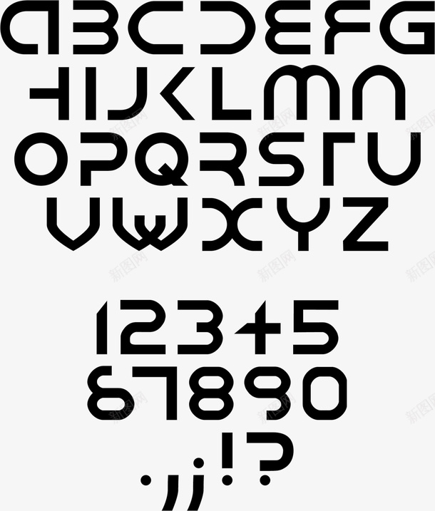 数字英语字母矢量图ai免抠素材_新图网 https://ixintu.com 卡通手绘 字母 数字 水彩画 英语字母 装饰图案 矢量图