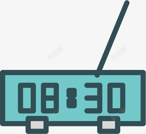 数字时钟MarketingSwifticons图标png_新图网 https://ixintu.com Digital clock 数字 时钟