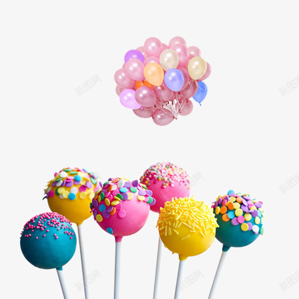 彩色糖果psd免抠素材_新图网 https://ixintu.com 可爱 唯美 实物 彩色 彩色气球 棒棒糖 气球 甜品 粉色 糖果