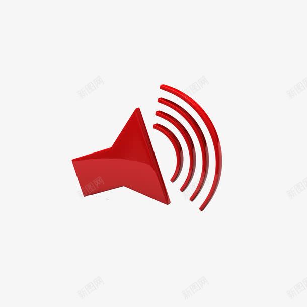 红色喇叭png免抠素材_新图网 https://ixintu.com 好消息喇叭 效果图 用来发布消息的扩音器 红色喇叭
