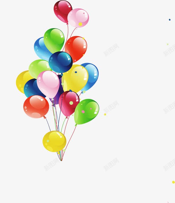手绘节日儿童节气球png免抠素材_新图网 https://ixintu.com 儿童节 气球 节日