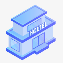 扁平化舒适酒店HOLTEl2素材