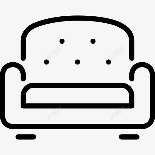 沙发图标png_新图网 https://ixintu.com 休息 家具 家具和家居 放松 沙发