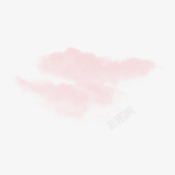 粉色云背景可爱白云高清图片