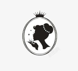 闺蜜节logo女王头像高清图片