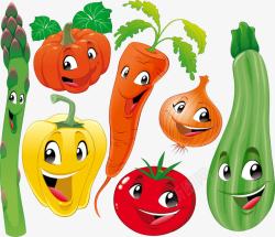 茄子卡通矢量图趣的卡通蔬菜卡通形象高清图片