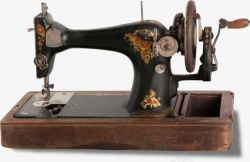 纺织线古董缝纫机高清图片