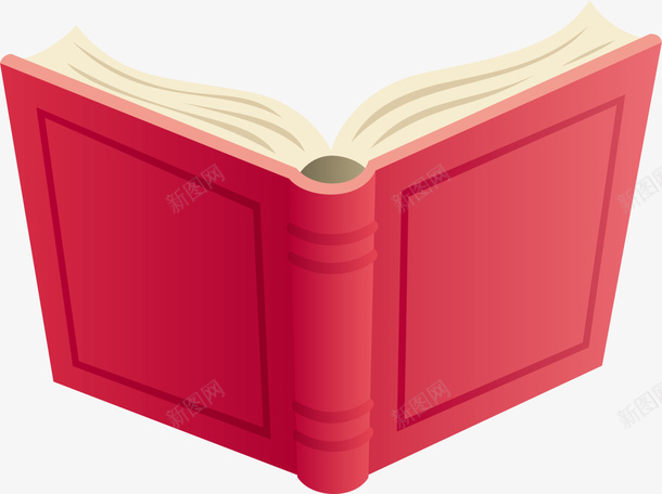 世界读书日红色书本png免抠素材_新图网 https://ixintu.com 世界读书日 打开的书本 红色书本 红色封面 翻开的书本 黄色纸张