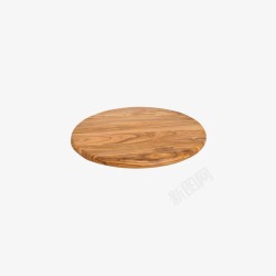 原木桌子圆形木板高清图片