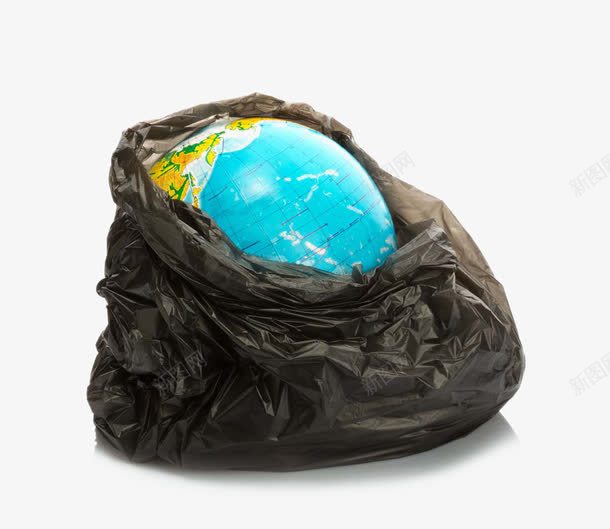 环保环境保护png免抠素材_新图网 https://ixintu.com 保护地球 地球仪 垃圾袋 废纸 环保宣传 环保环境保护 环境污染