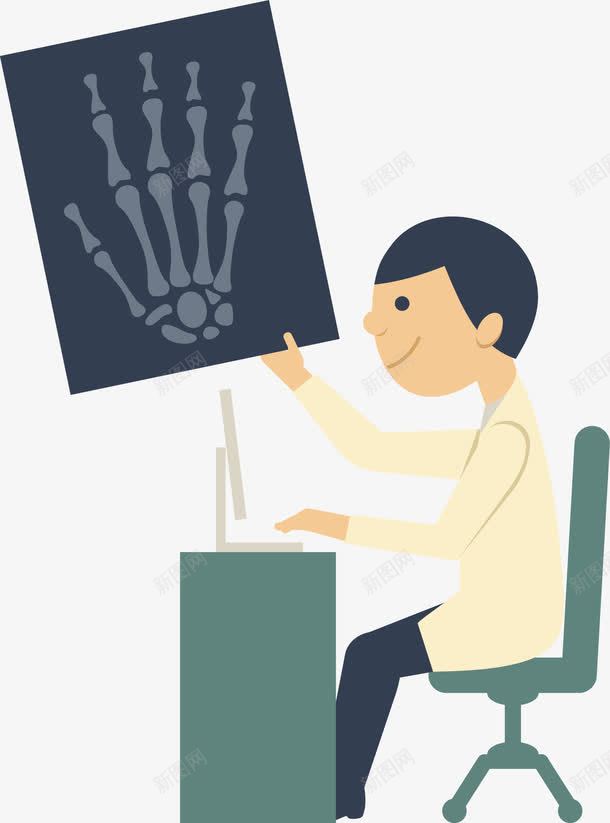 拿着化验单的医生png免抠素材_新图网 https://ixintu.com 体检中心 医生 卡通 手掌 检查中心 检查中心展板 检查中心彩页 骨骼