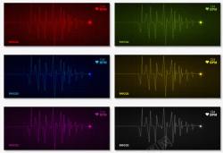 心电图心跳折线素材