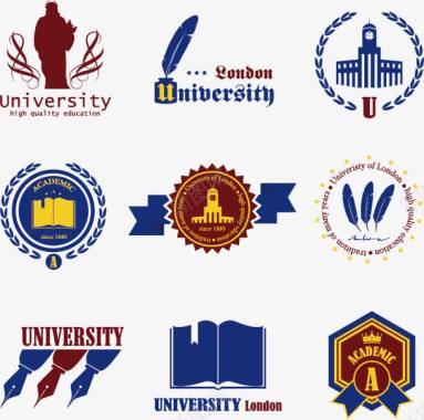 大学logo矢量图图标图标