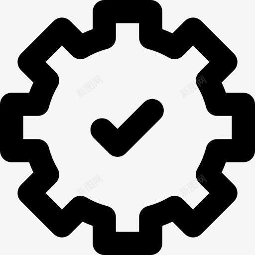 效率图标png_新图网 https://ixintu.com 器皿 工具 效率 生产力 齿轮