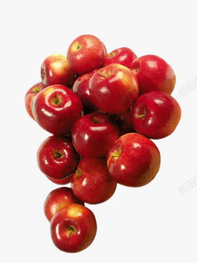 一堆小苹果png免抠素材_新图网 https://ixintu.com PPT元素 水果 清新 红色