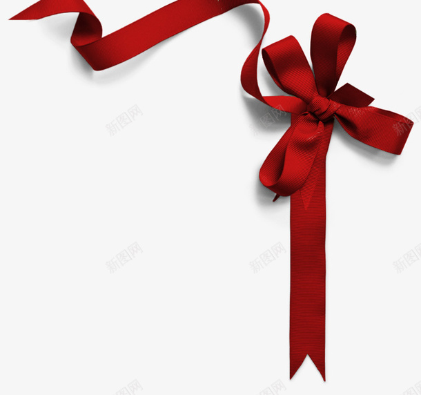 礼品包装红丝带png设计背景_新图网 https://ixintu.com 包装 生日 礼物 红丝带 节日