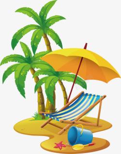 度假椅海滩度假懒人椅高清图片