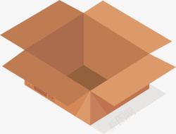 箱子PNG图打开的盒子矢量图高清图片