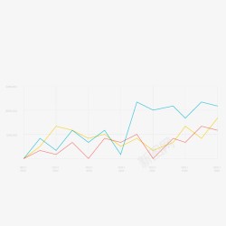 折线数据彩色折线数据高清图片