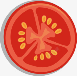 新鲜番茄新鲜而好吃的番茄矢量图高清图片