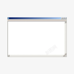 空白的窗口蒸汽波风格空白电脑窗口高清图片