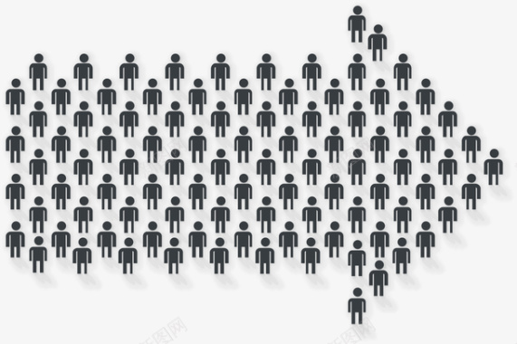 人群调查中国人口日小人图标图标