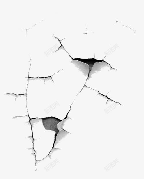 墙壁裂缝png免抠素材_新图网 https://ixintu.com 墙壁 墙裂 效果元素 破裂 立体裂缝 裂缝