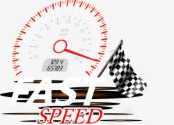 时速表赛车时速表矢量图高清图片