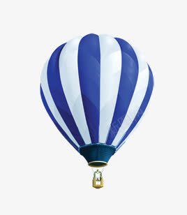 蓝白热气球png免抠素材_新图网 https://ixintu.com 图片 热气球 蓝白