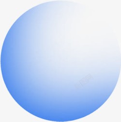 蓝色渐变大圆球背景素材