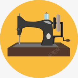 手工家具缝纫机图标高清图片