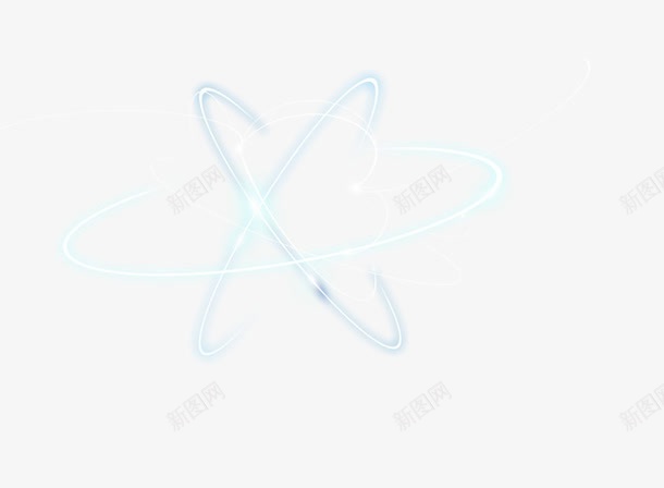 动感发光线条png免抠素材_新图网 https://ixintu.com 光点 动感线条 发光线条 弧形线条