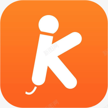 手机K米音乐软件logo图标图标