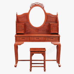 中式梳妆台实物红木家具实木家具梳妆台高清图片