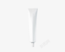 口腔用品纯白色小支装的牙膏管实物高清图片