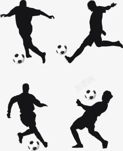 足球比赛足球运动员高清图片