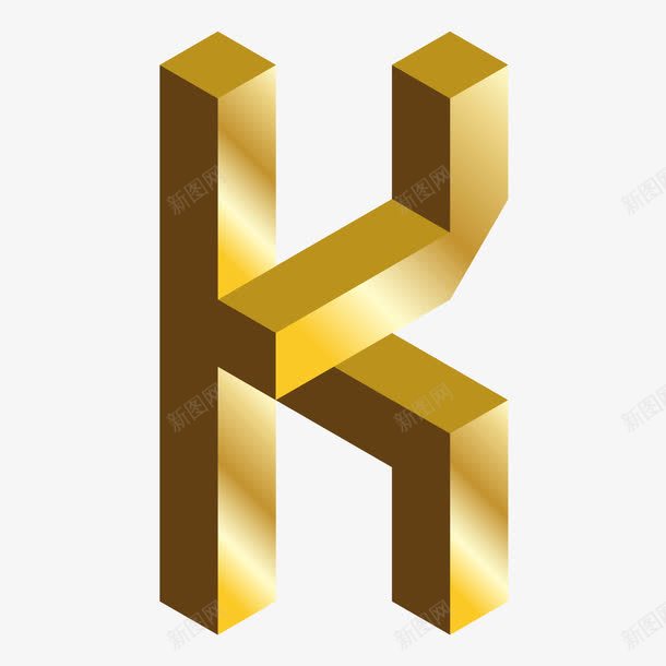 金色c4d英文字母K立体艺术字png免抠素材_新图网 https://ixintu.com 3D立体效果 c4d立体艺术字 三维立体字母 广告字体 海报字体 立体字母 立体方块字母 艺术字 英文字母K 金色C4D立体字母